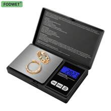 Báscula de joyería inteligente de 0,01 g - Cubierta de protección abatible, mini portátil, función de tara con un solo botón, escala electrónica con conversión de unidades, báscula de cocina, plataforma de acero inoxidable, pesaje preciso, báscula portátil de gramos para joyería, laboratorio, dormitorio, repostería, multifuncional (sin incluir batería) De vuelta a clases
