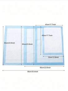 20pcs/50pcs Pet Pee Pads, Dog Puppy Pee Mat Diaper, Thickened Absorbent Odor Control Cat Litter Training Pads