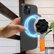 1 Stück Magnetische Silikon Saugnapf Handyhalterung, rutschfester Freisprechhalter, kompatibel mit Smartphones. Kompatibel mit iPhone, Android Telefon, Geschenk zum Geburtstag, Familie, Freunde Handyzubehör
