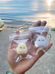 1/2/6pcs Mini Chick, Decoration Or Gift For Good Friends, Slow Rebound To Relieve Stress, Bouncy Chick Squeeze Music (Keychain Color Random), Give To Girlfriends, Girlfriend Pendant, Cute Chick Keychain, Perfect Choice For Valentine's Day,Mother's Day,Gift For My Mother