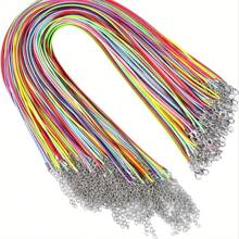 10/20/30/50/100/200/500 Pcs/Pack 1.5mm Adjustable Woven Cord Necklace, Suitable For Jewelry Making DIY Necklace & Bracelet