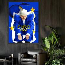 1/6 件 Joost Klein 歌手高清海报印刷品，艺术收藏，家居装饰，音乐迷，墙壁艺术，适合卧室和客厅精美装饰挂画，送给粉丝的完美礼物，非常适合房间装饰（无框） - 彩色 - 查看 5