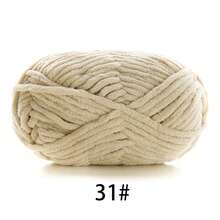 1 件天鹅绒柔软纱线，50 克/件蓬松涤纶柔软针织纱线，适用于毛毯、包袋、围巾、帽子（随机包装） - 多色 - 查看 16