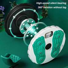 NetHong Digital Waist Whisper Body Shaping Waist Twisting Disc Waist Sculptor Machine - Green - View 2