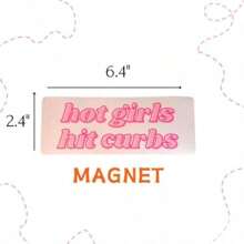 10PC Funny Car Bumper Magnet Fun Magnetic Magnets Sticker Decal Prank For Cars Truck Adults Hot Girls Hit Curbs New Driver Please Be Patient Beep Honk Poop Joke Novelty Accessories Gifts