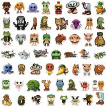55 piezas de pegatinas de dibujos animados de Shan Hai Jing Tung Tung Tung Sahur, pegatinas decorativas para manualidades y scrapbooking para niños
