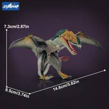 Juego de juguetes de dinosaurios gigantes, grandes juguetes de dinosaurios realistas para niños de 3 a 5 años - Regalos perfectos de dinosaurios para niños en cumpleaños - Figuras de juguete de dinosaurios con detalles pintados a mano - Figuras de dinosaurio gigantes