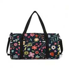 Bow Pattern Printed Large Capacity Travel Duffel Bag Travel Bag Handbag Luggage Bag For Travel For Business For Vacation Holiday Portable Multifunction Unisex Weekender Bags