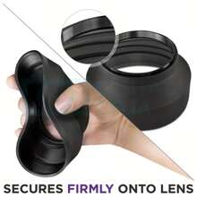 Collapsible Rubber Lens Hood 49/52/55/58/62/67/72/77MM For Canon Nikon DSLR Camera Lens With Filter Thread