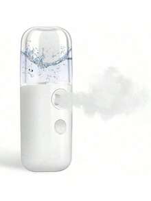30ml 便携式纳米面部喷雾器 - 迷你面部喷雾蒸汽机，用于保湿浅米色、睫毛延长和化妆 - USB 可充电 - 圣诞节和情人节的完美礼物，母亲节送给妈妈的礼物 - 彩色 - 查看 8