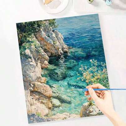 Tranh sơn dầu kỹ thuật số thân thiện với người mới bắt đầu về phong cảnh đẹp, họa tiết cực kỳ chi tiết, nhiều màu sắc phong phú để tô màu dễ dàng, dễ dàng tạo ra những kiệt tác nghệ thuật, lý tưởng để trang trí hoặc làm quà tặng! Tranh sơn dầu kỹ thuật số hiệu quả về chi phí cao, nhiều họa tiết để lựa chọn, màu sơn bền lâu, trải nghiệm sự hoàn thiện của một nghệ sĩ bậc thầy tại nhà, không khung 40x50cm