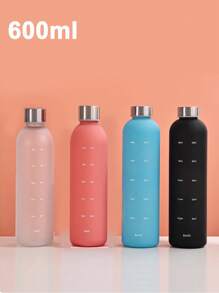 1 1000ML Household Space Cup, Portable Outdoor Large-Capacity Personalized Frosted Sports Water Cup, Plastic Cup, High-Temperature Resistant Anti-Drop Sports Water Cup, Women's Large-Capacity Portable Sealed Water Cup Travel Water Cup
