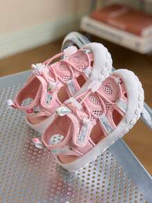 1 par de sandalias deportivas de verano para niños, diseño de moda liviano y transpirable, antideslizante para niños y niñas