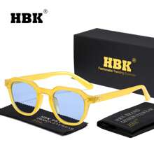 HBK HBK Herren TAC Polarisierte Brille TR90 Quadratischer Rahmen klassisch-lässige Mode neuer Stil Dekorative Lesebrille für Outdoor Urlaub Sport Angeln Reise Straßen Foto Party für Sommer Strand Urlaub, Outdoor, Reise