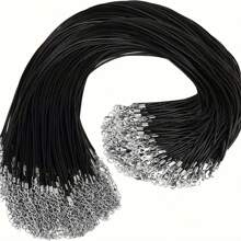 10/20/30/50/100/200/500 Pcs/Pack 1.5mm Adjustable Woven Cord Necklace, Suitable For Jewelry Making DIY Necklace & Bracelet