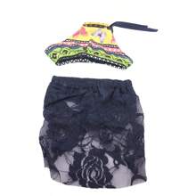 1 pièce Vêtements de poupée, maillot de bain d'été pour poupée bikini, style mode rose/vert, convient aux poupées bébé de 18 pouces, poupées réalistes reborn, convient aux filles de 3 ans et plus, étudiants, accessoires de jouet de poupée, cadeau d'anniversaire, fête de vacances