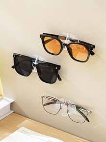 1/3 Stücke Brillenaufbewahrungsregal, Bad und Nachttisch Anti-Druck Wandmontage Sonnenbrille Präsentationsregal, minimalistisches Brillenregal