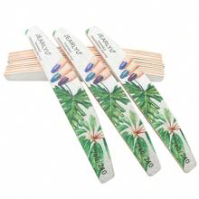 5 pezzi Nuovi Limette per unghie con motivo a mezzaluna e design a impronte digitali, grane 80/100/150/180/240, doppia faccia per levigare e modellare, lima per unghie di alta qualità e lavabile