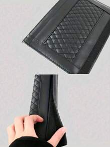 2Pcs Seat Belt Pads Faux Leather Seat Belt Covers More Comfort Driving Cushion Helps Protect Neck And Shoulders Suit For Car, Truck, SUV, Airplane