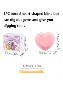 Children's Archaeology Digging For Gems DIY Manual Digging For Treasure Fossils For Boys And Girls Heart Box Puzzle Handmade Toys Puzzle Toys Creative Toys Holiday Gifts Carnival