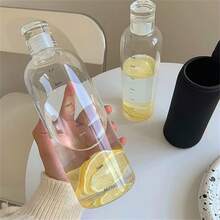 1pc Portable Women's Water Bottle, High-Capacity Plastic Cup