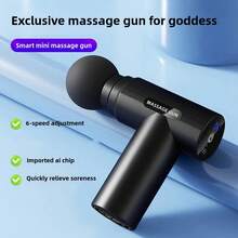 OBOVAY 800mAh USB迷你按摩枪，肌肉放松按摩器，振动按摩棒，颈部筋膜枪，健身器材