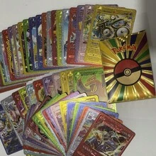 pokemon The Outer Packaging Is Randomly Sent With English Cute Gold Foil Cards Vmax Pokémon Pocket Monster Cards Entertainment Card Collection Battle Card Ornaments Creative Gifts Anime Characters Kawaii Birthday Gifts Christmas Halloween