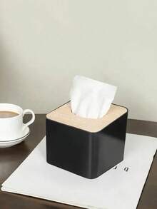 1 Stück Taschentuchbox im europäischen Stil, kreative Servietten-Ablage, Holz Aufbewahrungsbox, Haus Geschirr Box, Servietten Box, Wohnzimmer, Esszimmertisch, Inneneinrichtung und Lagerraum, Schlafzimmer Dekoration, Küchenutensilien, Reisen, Badezimmer Deko, Badezimmer Accessoires, Sommer