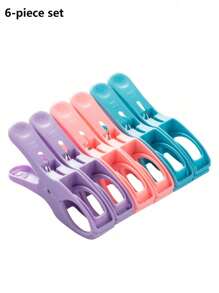 12-1pc Beach Towel Clips, Plastic Beach Towel Clips, Clothespins, Windproof Clothespins, Large Cute Windproof Clothespins, Plastic Quilt Clips, Use These Brightly Colored Heavy-Duty Beach Towel Clips To Secure Your Beach Towels! Windproof And Seamless Sheet Socks Holder Clips, Suitable For Home Use And Travel