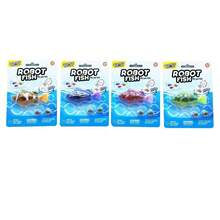 1/3/4/6 件儿童电子宠物小丑鱼、婴儿洗澡玩具、光感应马达驱动的机械游泳鱼、水上宠物、逼真的小丑鱼玩具（使用纽扣电池供电，使用后请取出并擦干）