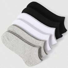 10/20 pares de calcetines tipo náutico para hombre/mujer, de color liso, anti-olor, calcetines de verano tobilleros, casuales y transpirables de baja cintura