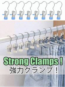 20pcs Premium Stainless Steel Clothes Clip,Adjustable Metal Pants Hanger With Clips, Laundry Clothes Nail With Hook, Portable Hanging Clothes Clip,50/40/30/15/10/5/1pc Wardrobe Organizer, Boot Hangers For Closet, Clips With Hooks, Multi-Function Single Clip Clothes Hanger, Bootleg Clip, For Pants, Hats, Skirts, Socks, Shoes Dress Pants Shoes Boots,Skirt,Spring,Minimalist,Summer Tops