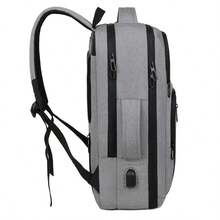 Large Capacity Men's Backpack For Business Commuting, Multi-Functional, Waterproof Laptop Bag - Multicolor - View 7