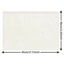 1 件黑白几何图案印花桌旗，4/6/8 件几何印花餐垫，适合节日、派对、生日、晚宴、厨房和餐厅餐桌装饰，多功能家居和房间装饰 - 黑與白 - 查看 5