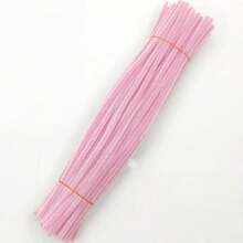 50/100/500 PCS Fluffy Chenille Stems For DIY Crafts 20 Vibrant Colors 12 Inch Fuzzy Pipe Cleaners Dense Twisted Yarn For Creative Art Projects Handmade Toys And Decorations