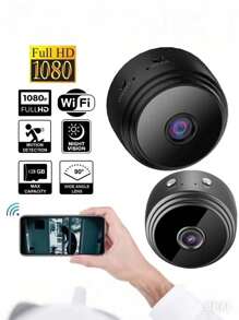 Cámara Mini A9 WiFi 2025 Grabadora de video inalámbrica Grabadora de voz Cámara de seguridad Cámara de vigilancia doméstica y de mascotas inteligente Nueva cámara de vigilancia inalámbrica para mascotas Visión nocturna Cámara inalámbrica 1080P Alta definición Ángulo amplio Doble banda WiFi Seguimiento humanoide de 360°