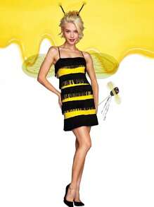 Set da 1-9 pezzi di costumi di performance, api gialle, accessori per performance, coccinelle, polvere dorata, bastoncini da tenere in mano, fasce per la testa a forma di ape, decorazioni di Ognissanti, accessori per costumi da festa, accessori per travestimenti festivi
