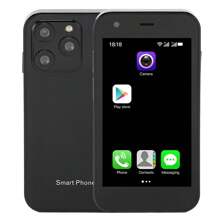 SOYES XS15 Mini Smartphone 3G de 3 pulgadas, WiFi, 2 GB, 16 GB, Cristal 3D, Delgado, Cámara HD, Dual SIM, Negro