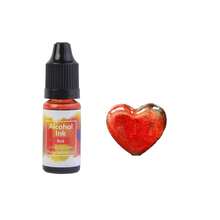 Alcohol Ink Set - 12 Vivid Colors, Concentrated Alcohol-Based Ink, Epoxy Resin Paint With Metallic Color Dye For Resin Coasters, Acrylic Painting, Tumbler Making,10 Ml Each