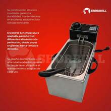 Shorbull 4L Electric Deep Fryer - US A Type Plug(110-127V) - View 6
