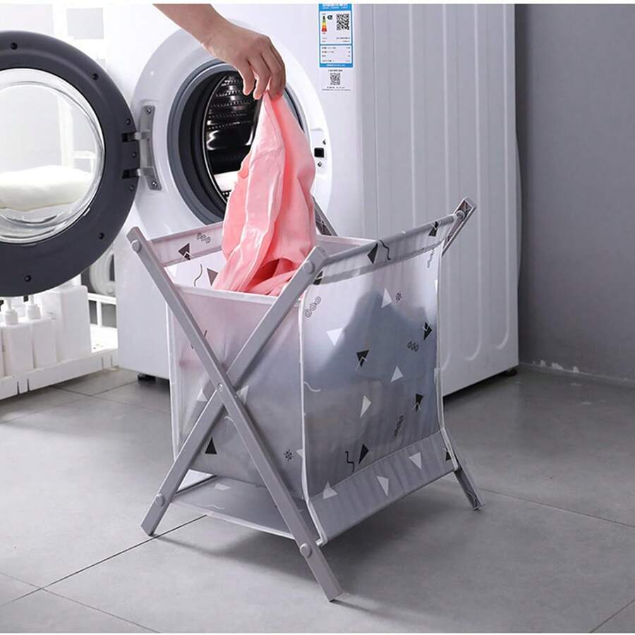 Cesta para la ropa sucia sencilla - Multicolor - Ver 1