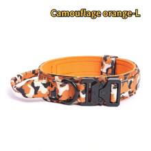 [Collier anti-éclatement pour chien tactique militaire] Collier pour animaux de compagnie + Collier tactique + Bandoulière de dressage extérieure ajustable anti-éclatement, sans frottement, sans blessure, tissu renforcé, convient aux grands chiens + Design ajustable + Bords arrondis pour prévenir les blessures en cas d'éclatement soudain (pour le dressage des chiens de taille moyenne/grande)