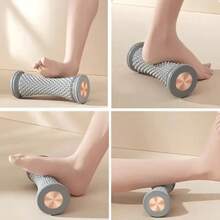 1 pieza Rodillo masajeador de pies de lujo y fácil de usar - 17cm * 7cm/6.7 pulgadas * 2.75 pulgadas, se adapta completamente a todos los tipos de pies, masajeador de pies de PVC para relajación muscular, yoga y soporte del arco, ejercitador de pies para entrenamiento muscular y recuperación de lesiones, equipo de fitness y yoga, adecuado para entrenamiento en casa - Multicolor - Ver 4