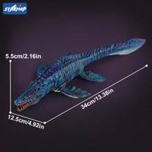 Juego de juguetes de dinosaurios gigantes, grandes juguetes de dinosaurios realistas para niños de 3 a 5 años - Regalos perfectos de dinosaurios para niños en cumpleaños - Figuras de juguete de dinosaurios con detalles pintados a mano - Figuras de dinosaurio gigantes