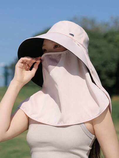 1 Versatile Hat With Wide Brim, Good Breathability, Protects Neck, Covers Face, Sun-Shading & UV Protection, Sweet & Fashionable, Suitable For Outing, Travel, Outdoor Activities, Cycling, Hiking