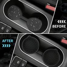 Silicone Cup Holder Inserts, Universal Non-Slip Cup Holders, Car Interior Accessories For Women And Men
