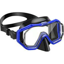 三窗防雾防水潜水镜，高清大框游泳镜，男女通用浮潜训练游泳镜