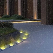 Luci solari Solpex per esterni, luce solare da giardino, luci solari da esterno impermeabili, Luci da esterni solari, Luce notturna, Lampada a LED, In acciaio inossidabile 8/10/16 LED luce notturna con design a perline luminose di grandi dimensioni