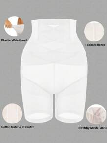 1 pieza Faja moldeadora para mujeres, reductora de abdomen, levanta glúteos, shorts de control corporal, faja de moldeado, pantalón reductor de muslos