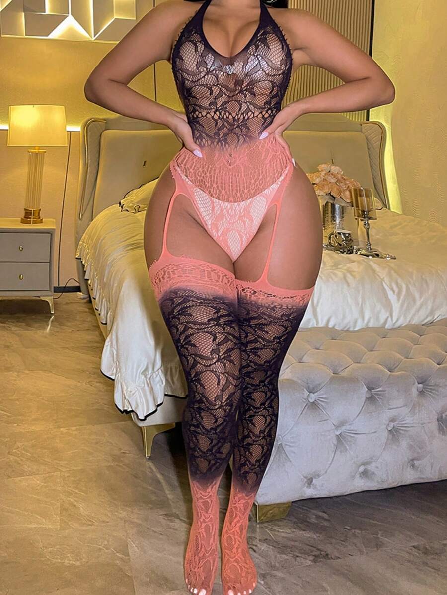 女士性感内衣性感内衣紧身衣娃娃装睡衣网眼连体衣睡衣连体袜比基尼罩衫